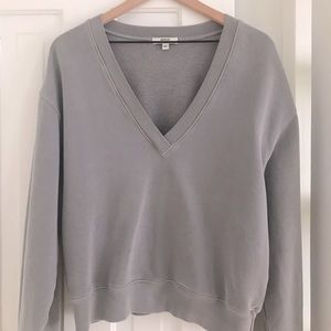 Agolde V- Neck sweatshirt - medium